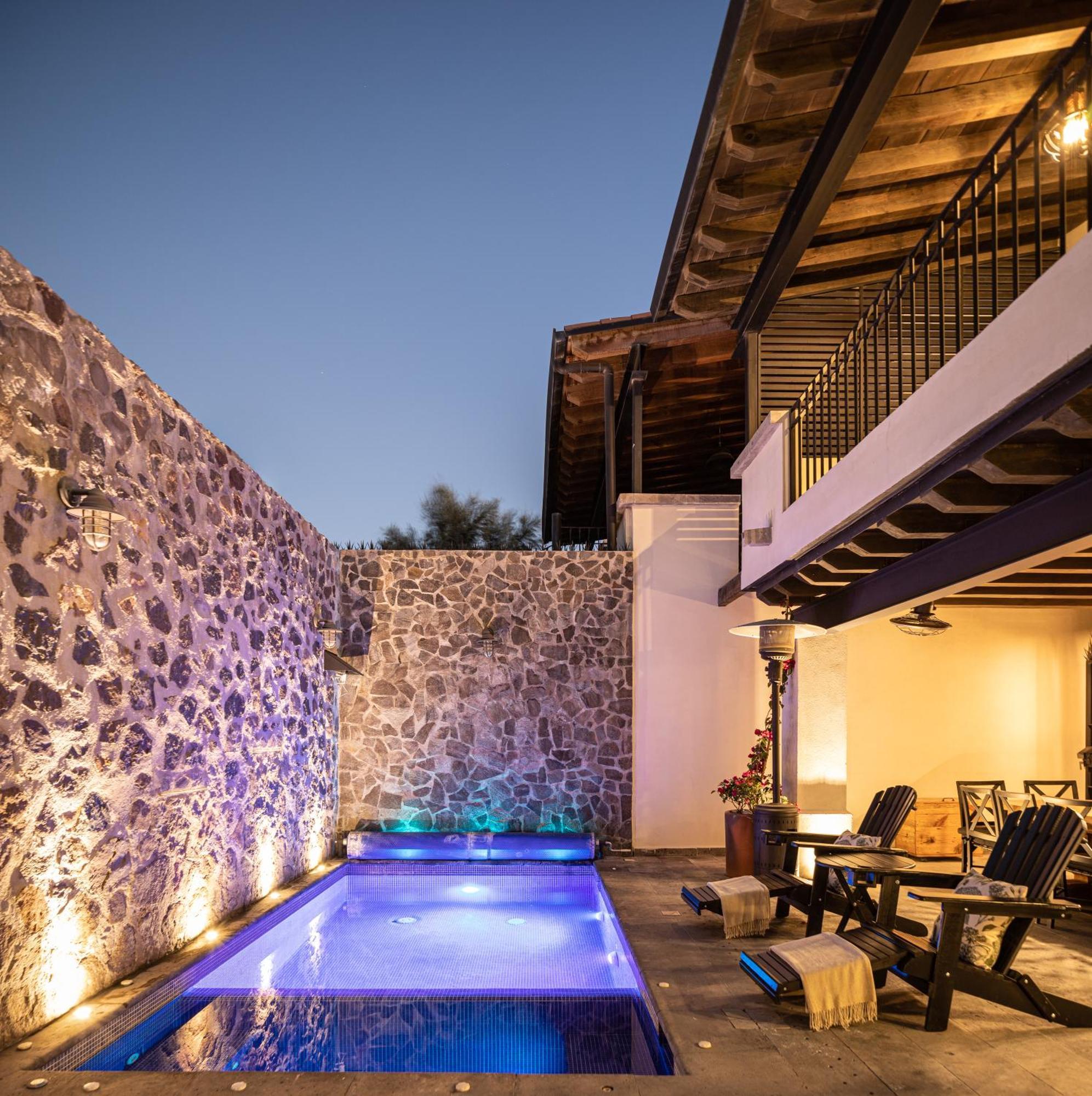 Private Jacuzzi & Pool, Elegant La Escondida 5Br Villa San Miguel de Allende Exteriör bild